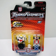 Transformers Robots in Disguise IRONHIDE & MIRAGE 2-PACK Hasbro Vintage 2001 NEW